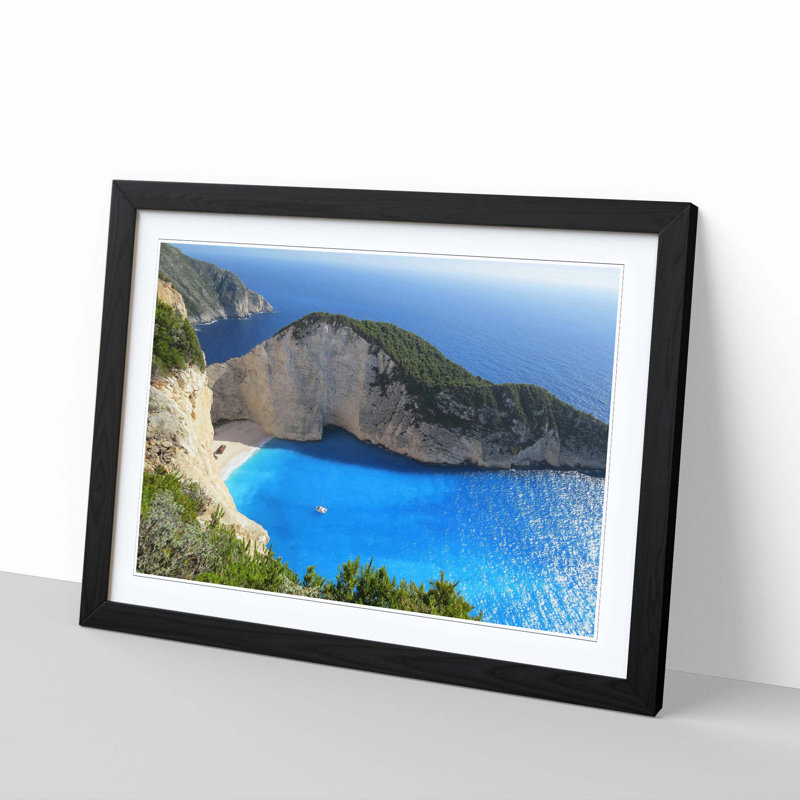 Single Picture Frame Print, Black