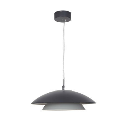 Luminaire suspendu rétro blanc cassé Orren Ellis Naturals