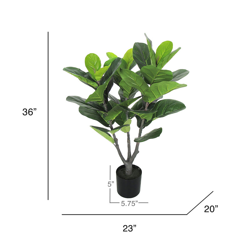Figuier artificiel 36 "en pot