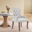 Chaise de salle à manger rembourrée en chenille Modern-123043500