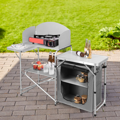 Klappbarer Campingtisch Washta aus Aluminium