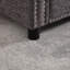 Causeuse moderne en tissu de chenille, canapé 2 places rembourré Modern-387233627