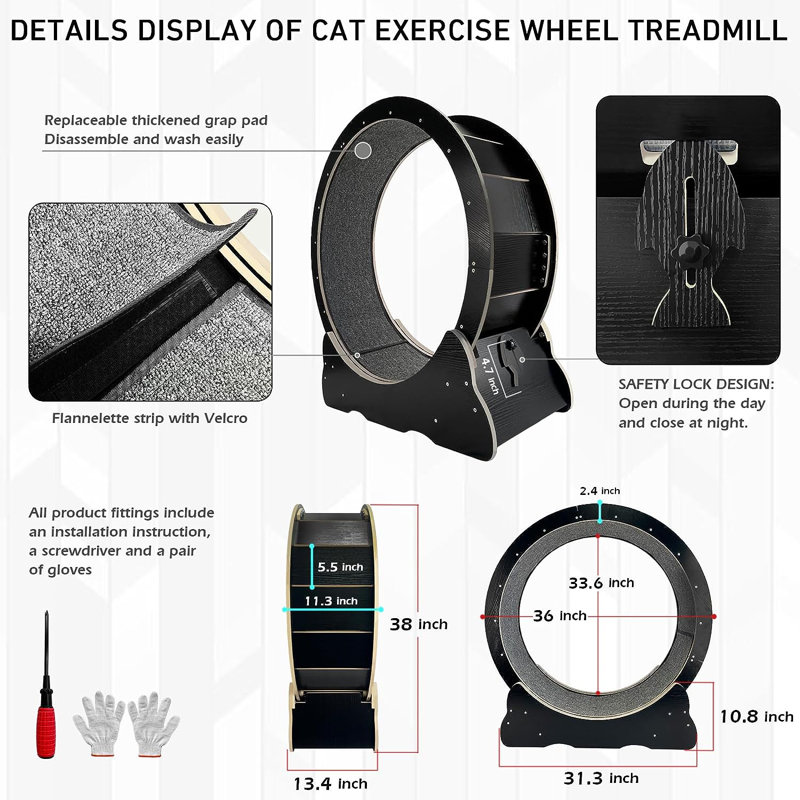 Donyetta Cat Perch, Black