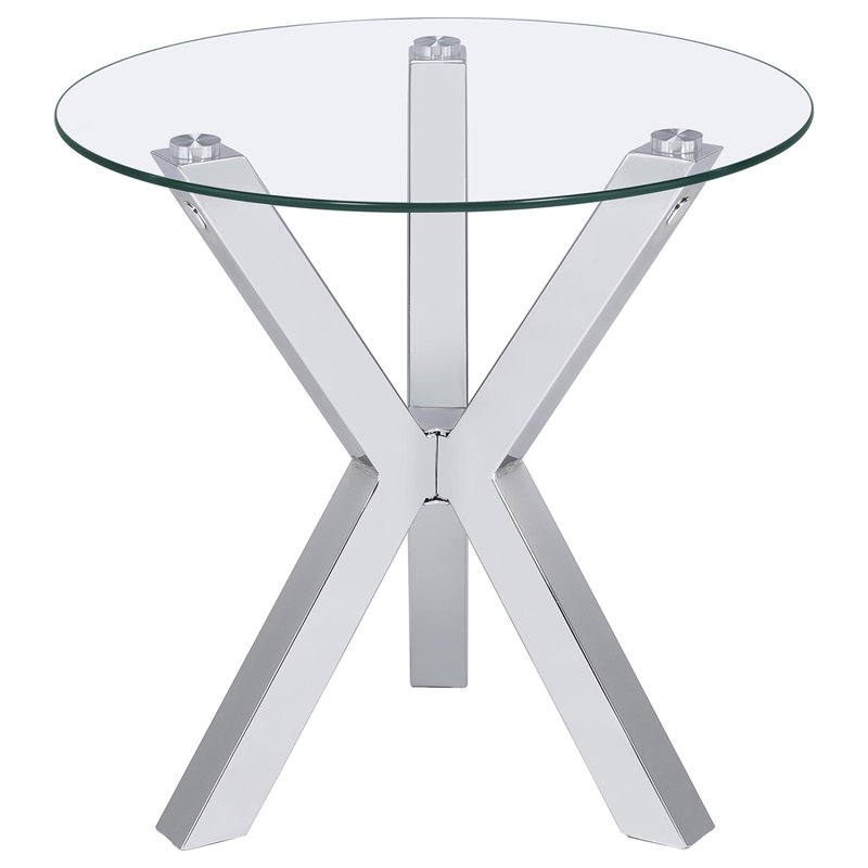 Table d'appoint Alexa Chrome