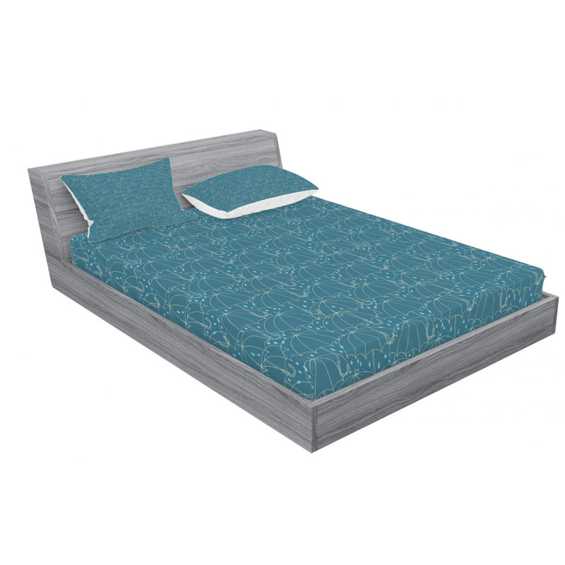 Microfiber Sheet Set, Full Sheet Set with Fitted Sheet