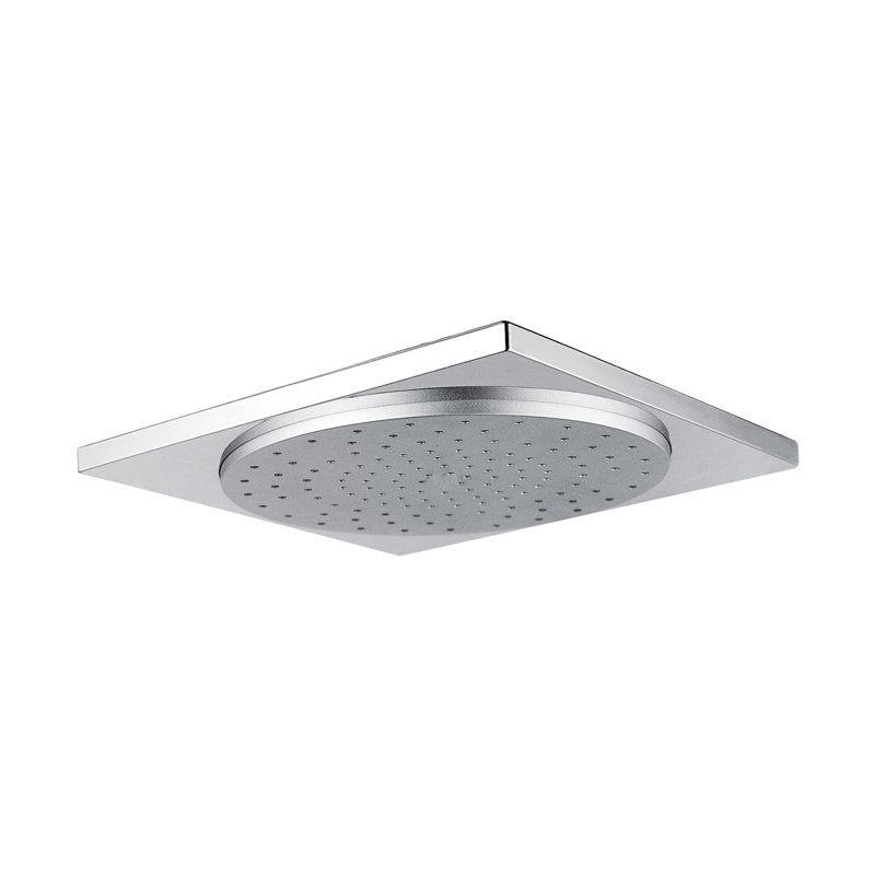 Pomme de douche carrée en goutte d'eau 12 pouces Kingston Brass Claremont, Chrome poli