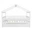 Lit double en bois avec lit gigogne simple-349194900