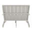 Causeuse double en plastique recyclé Byrnes-705437829