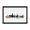 Skyline Series: Miami, Florida, USA, impression sur toile tendue en bleu