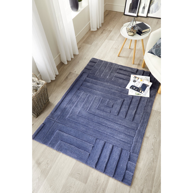 Caraker Abstract Hand Woven Area Rug, Rectangle 200 x 290cm