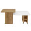 Ensemble de 2 tables basses gigognes Farmhouse avec finition en bois pour les salons Space-Smart-436720328