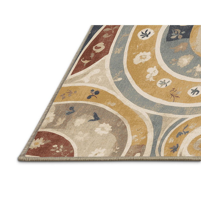 Spirited Dash Rug, Round 6'