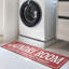 Tapis rouge antidérapant pour salle de lavage
