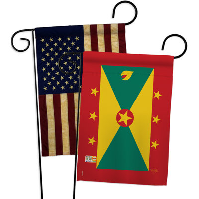 Double Sided 18.5'' H x 13'' W Polyester Garden Flag