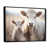 Black Floater Framed