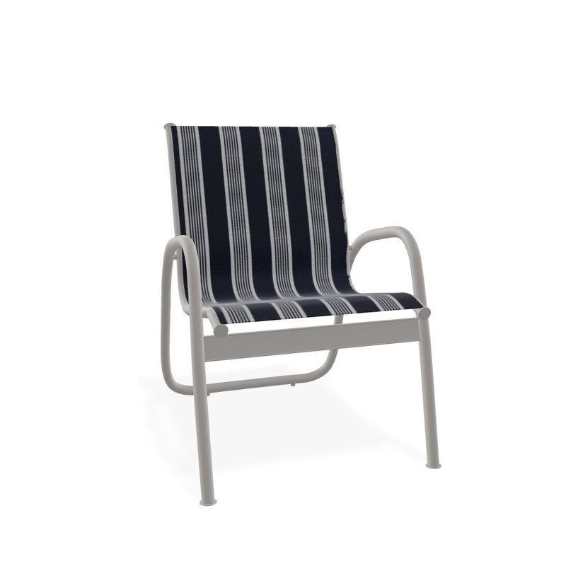 Fauteuil de patio Gardenella, Gris chaleureux texturé, Nuit