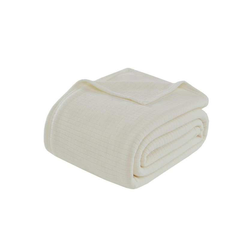 Microfleece Blanket King, King, Ivory