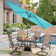 117.6'' x 79.2'' Rectangular Tilt Market Umbrella
