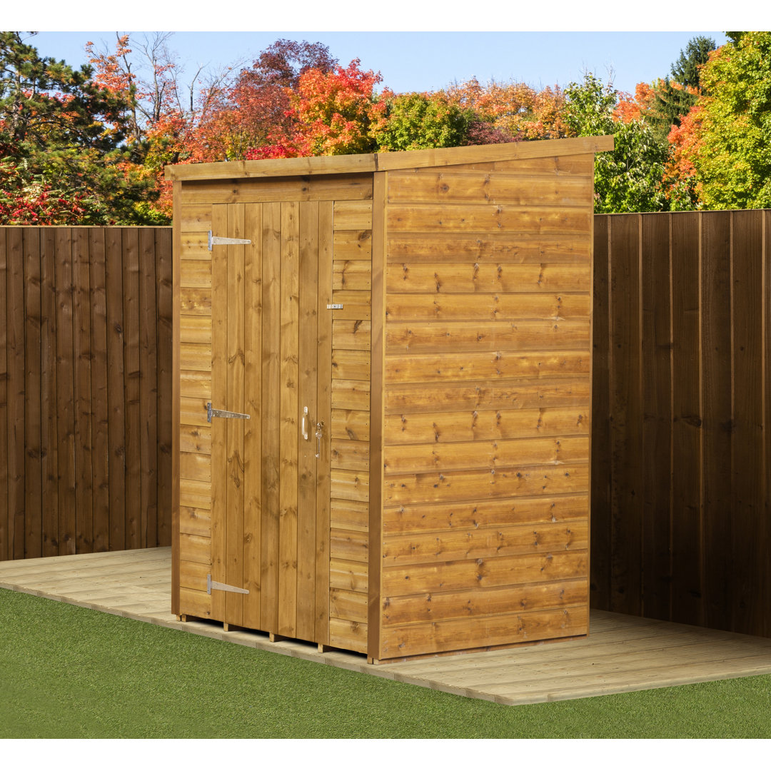 Modular Pent Garden  Shed 4X4 No Windows