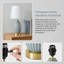Ensemble de lampes de table de 18 pouces (ensemble de 2), avec douille E26 (ampoules non incluses), base en fer forgé, lampe de table de chevet-128516202