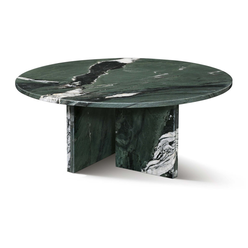 Table basse en marbre naturel, Vert