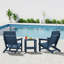 Hdpe One-piece Backrest Adirondack Chair Set Of 2-114509165