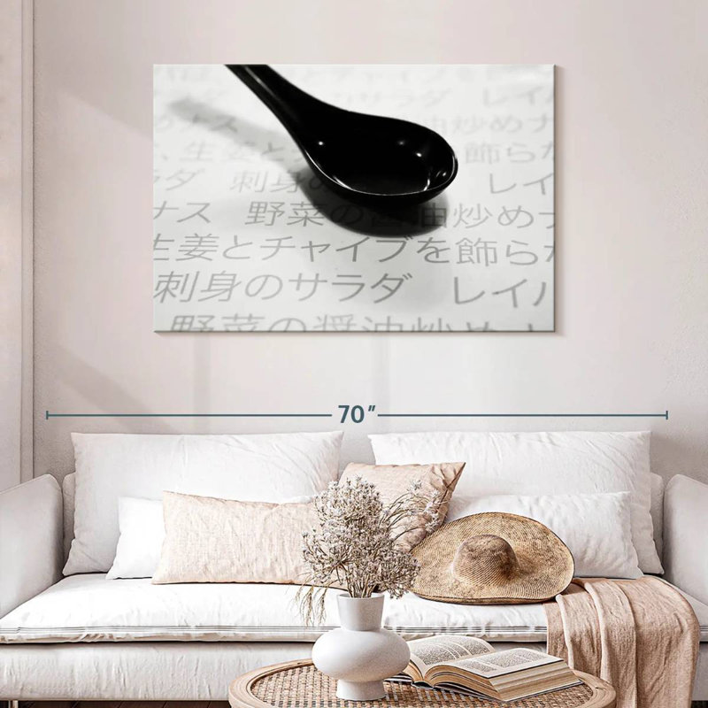 Senne Japanese Spoon, 30" H x 45" W