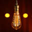 Ampoule ST64 à intensité variable, ampoule DEL Edison rétro, culot E26, lumière ambre 2000K