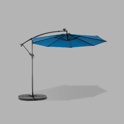 Parasol de marché à DEL 10 pi
