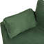 Causeuse 48 po en velours côtelé avec coussins moelleux, pochette de rangement latérale, panneau composite robuste et structure en bois massif, éponge à rebond élevé, assemblage facile, idéal pour le salon, un appartement, un dortoir, un bureau-1888218503