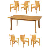 Cahyo Outdoor Teak Dining Set