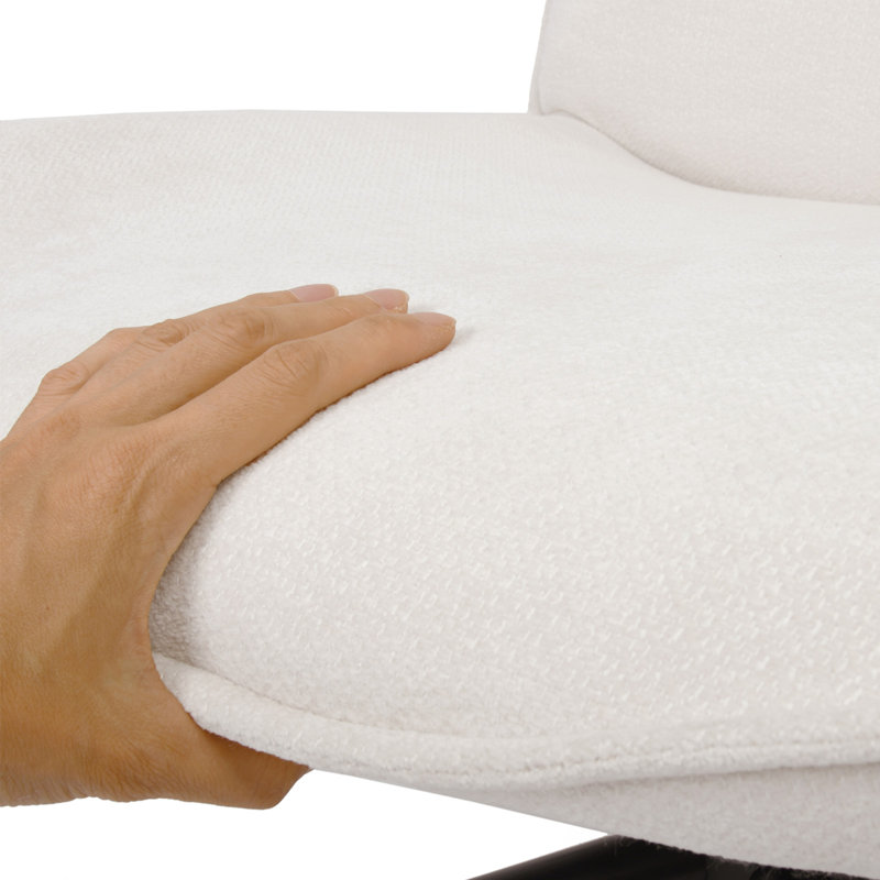 Chaise de bureau Dorace Luxury, Beige