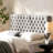 Tufted Upholstered Queen Size Bed Headboard In Modern Button Design, Adjustable Solid Wood Head Board, Solid Wood Head Board With Durable Metal Legs In Bedroom-1495491576