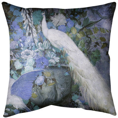 Peacock Throw Pillow