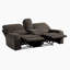 Amite Canapé inclinable droit en chenille W-1759231573