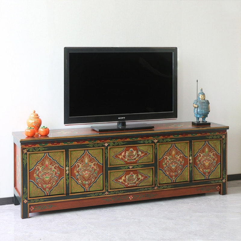 Painted Creative TV Stand