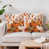 Feuilles de citrouille orange-vertes