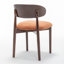 Chaise d'appoint rembourrée en bois massif-703115066