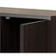 Étagère à vin pour 18 présentoirs - porte-gobelet, bois composite, armoire tendance avec couvercle pour 18 bouteilles