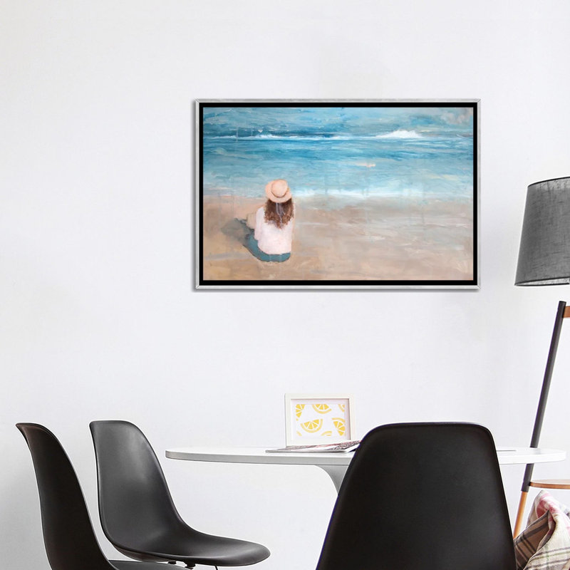 En prévision - Impression d'art mural - Toile encadrée, 40" x 26", Toile avec cadre, Argent