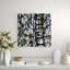 Silver Blue 1' Print