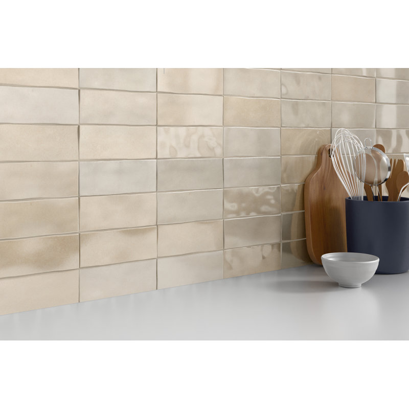Passion 2.56 W x 7.87 L Tile, Crema