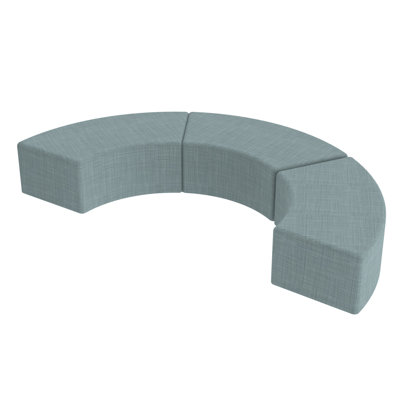 Pro Series Upholstered S Curve Ottoman, 3-Pack