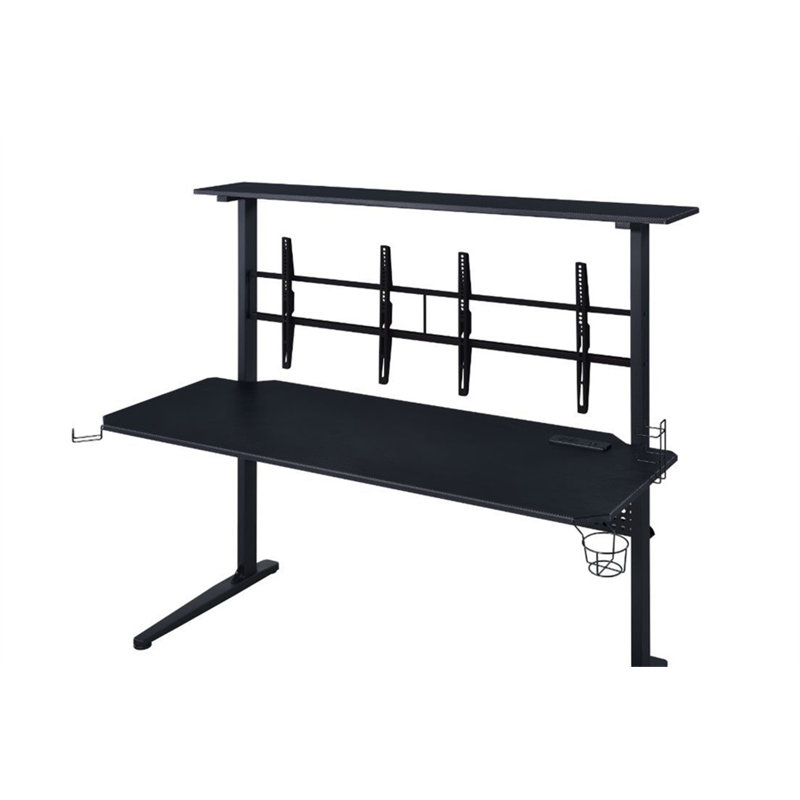 Canzi Gaming Table with USB Port in Black