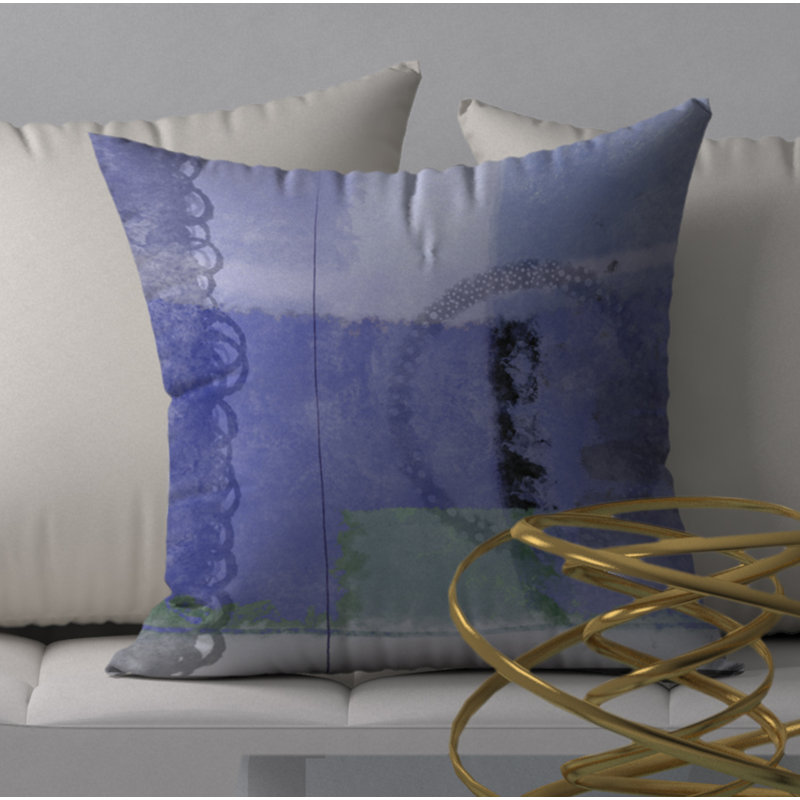 Reversible Throw Pillow, 24" x 24"