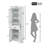 70.8" Freestanding Bathroom Vanity, Modern Elegant Design, 4 Doors & 1 Drawer, Space-Saving Storage with Adjustable Shelves, Damping Hinge Doors, Durable Painted Finish