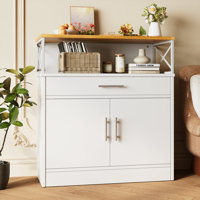 Abriah 31.4" Sideboard, White