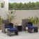Rand 2 - Person Patio Conversation Sets with Cushions