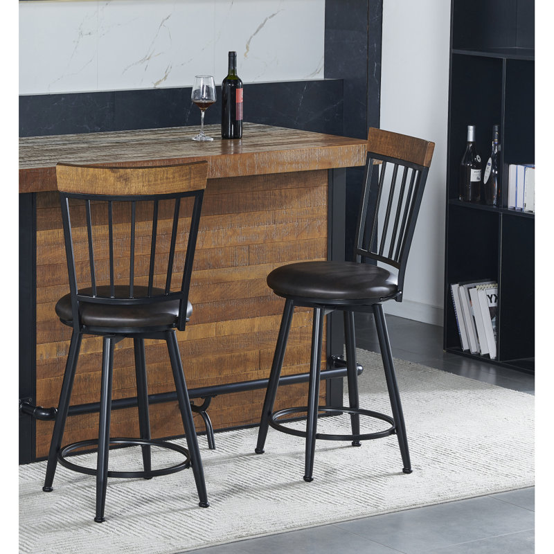 Tyler - Ensemble de salle à manger 3 pièces (table et chaises de bar)