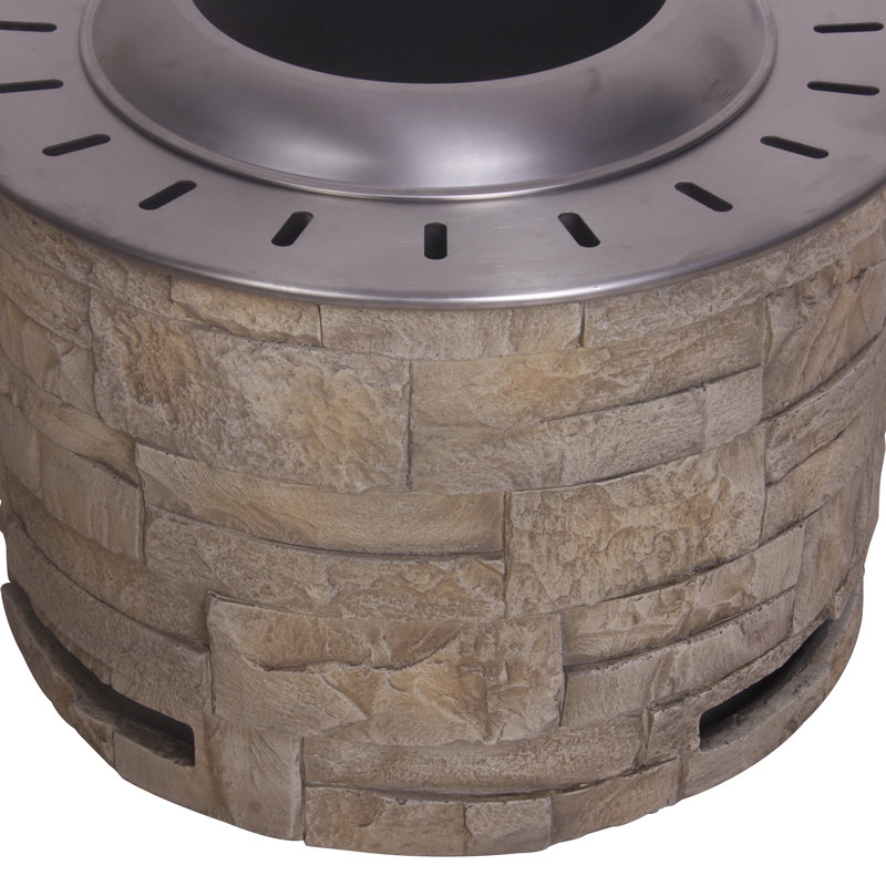 20.5'' Round Metal Fire Pit Stand
